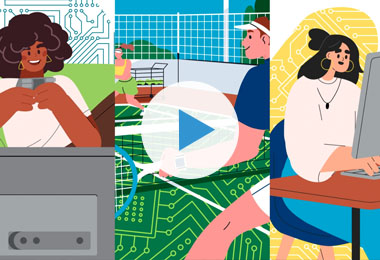 Educational Video Animation explainer what semiconductor are and what they do, geared towards a youth audience